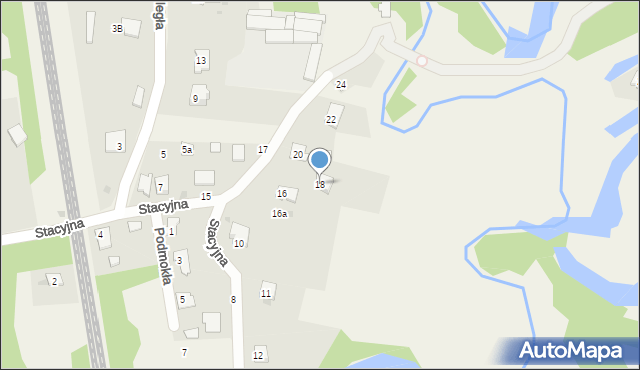 Korwinów, Stacyjna, 18, mapa Korwinów