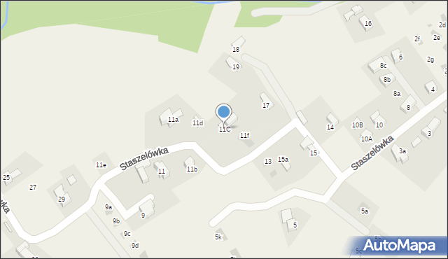 Kościelisko, Staszelówka, 11C, mapa Kościelisko