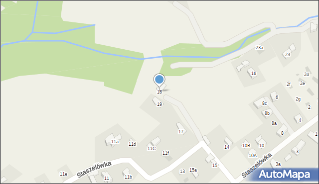 Kościelisko, Staszelówka, 18, mapa Kościelisko