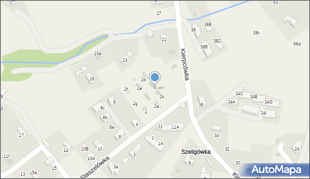 Kościelisko, Staszelówka, 2c, mapa Kościelisko