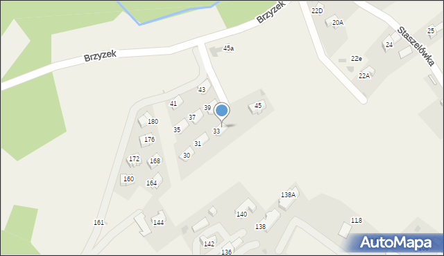 Kościelisko, Staszelówka, 34, mapa Kościelisko