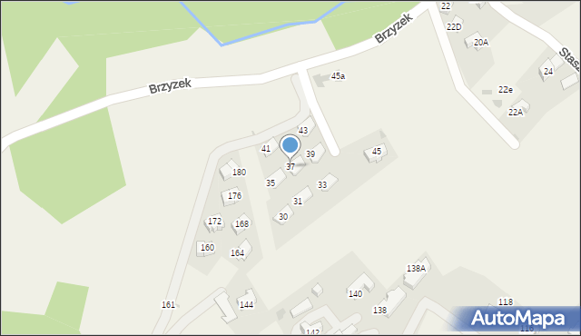 Kościelisko, Staszelówka, 37, mapa Kościelisko