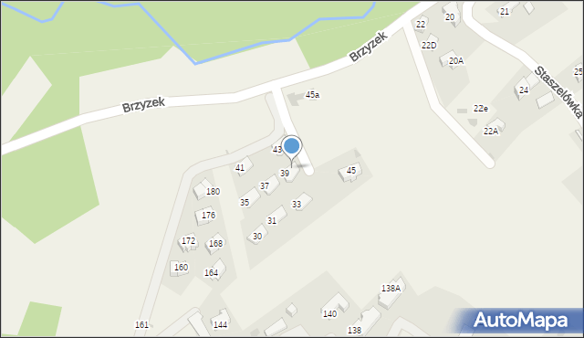 Kościelisko, Staszelówka, 40, mapa Kościelisko