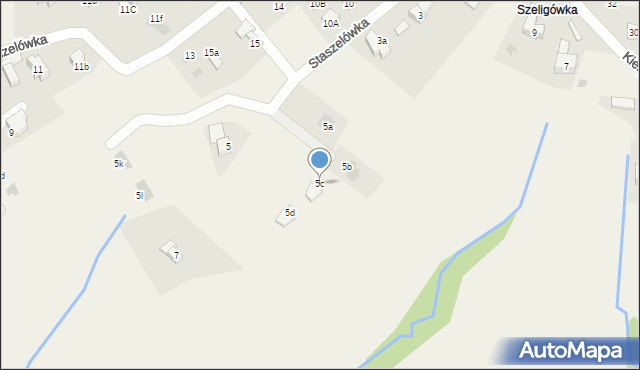 Kościelisko, Staszelówka, 5c, mapa Kościelisko