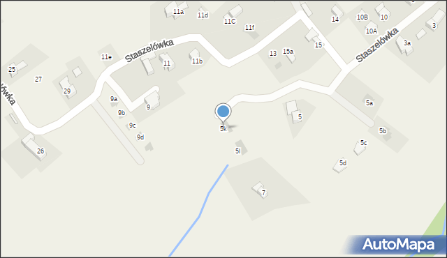 Kościelisko, Staszelówka, 5k, mapa Kościelisko