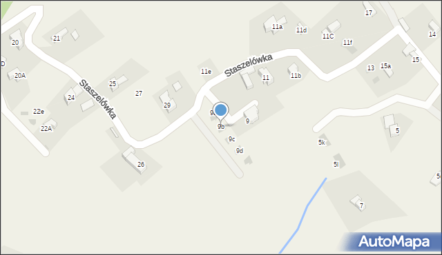 Kościelisko, Staszelówka, 9b, mapa Kościelisko