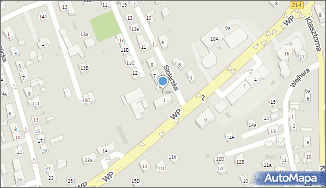 Kościerzyna, Stolarska, 3, mapa Kościerzyna