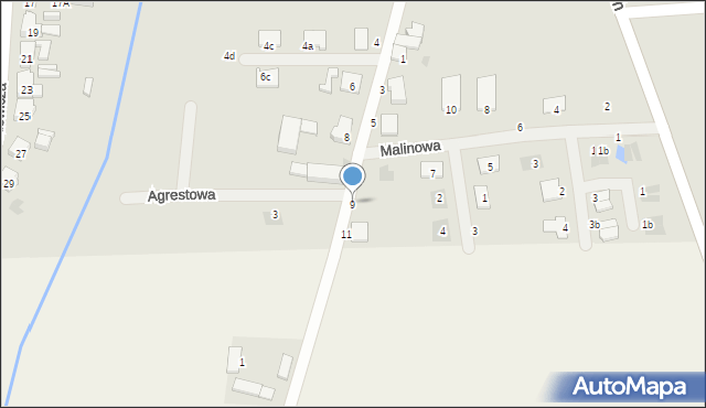 Kostrzyn, Strumiańska, 9, mapa Kostrzyn