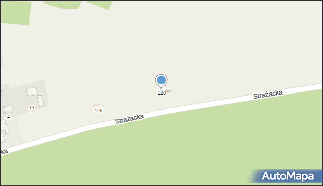 Koszwice, Strażacka, 12d, mapa Koszwice