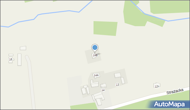 Koszwice, Strażacka, 14B, mapa Koszwice
