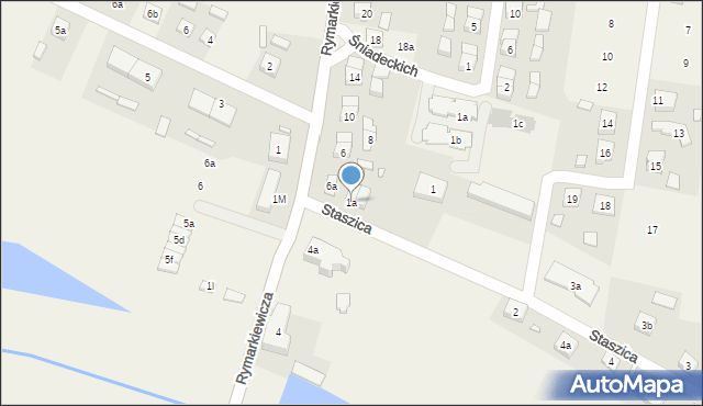 Kotlin, Staszica Stanisława, 1a, mapa Kotlin