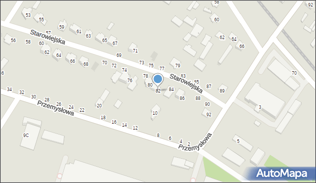 Kozienice, Starowiejska, 82, mapa Kozienice