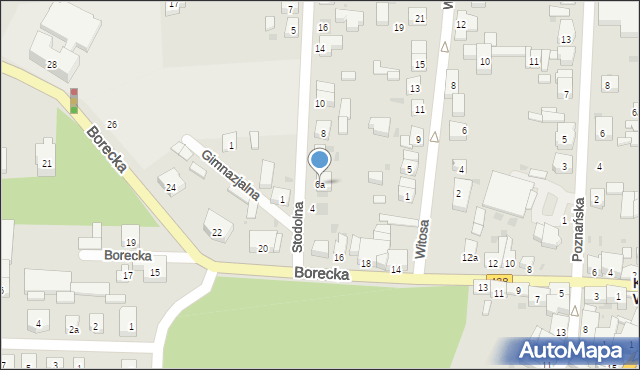 Koźmin Wielkopolski, Stodolna, 6a, mapa Koźmin Wielkopolski