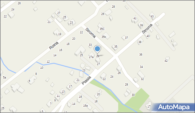 Kozy, Stroma, 29, mapa Kozy