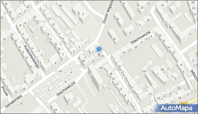 Kraków, Stachowicza Michała, 13, mapa Krakowa