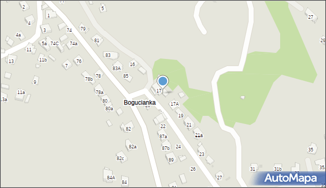 Kraków, Stępice, 17b, mapa Krakowa