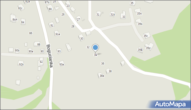 Kraków, Stępice, 34, mapa Krakowa