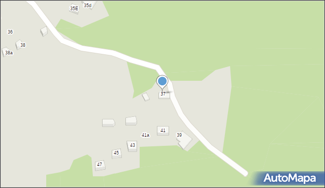 Kraków, Stępice, 37, mapa Krakowa