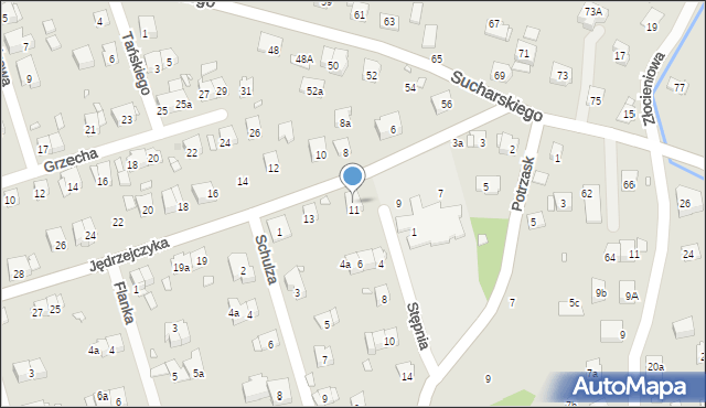 Kraków, Stępnia Józefa, 2, mapa Krakowa