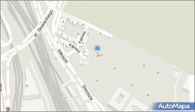 Kraków, Stwosza Wita, 16, mapa Krakowa