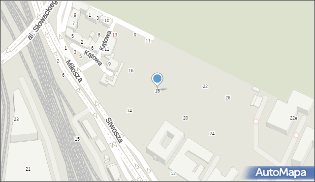 Kraków, Stwosza Wita, 18, mapa Krakowa