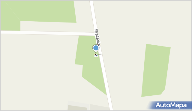 Krasice, Strażacka, 7e, mapa Krasice