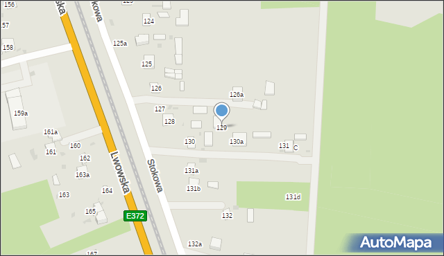 Krasnystaw, Stokowa, 129, mapa Krasnystaw