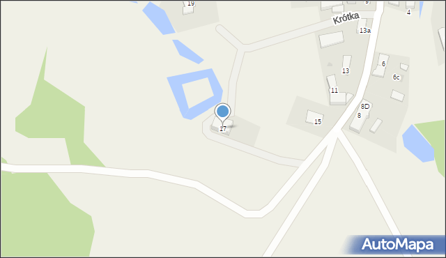 Krępa Słupska, Strumykowa, 17, mapa Krępa Słupska