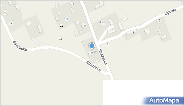 Krzczonów, Strażacka, 9, mapa Krzczonów