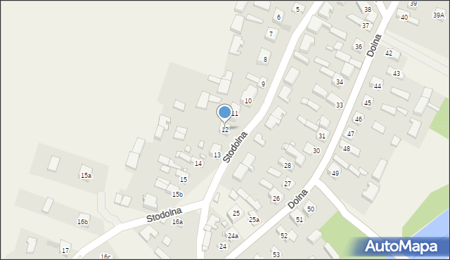 Krzętów, Stodolna, 12, mapa Krzętów