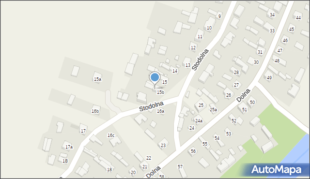 Krzętów, Stodolna, 16, mapa Krzętów