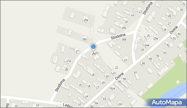 Krzętów, Stodolna, 16c, mapa Krzętów