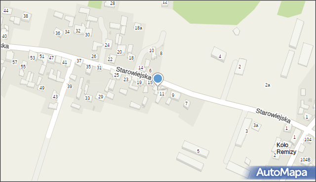 Krzykawka, Starowiejska, 13, mapa Krzykawka