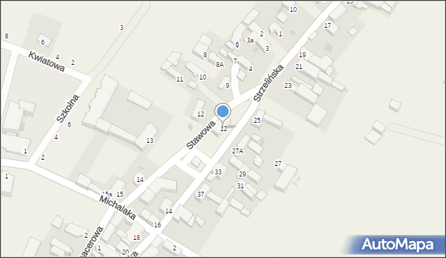 Kuropatnik, Strzelińska, 12, mapa Kuropatnik