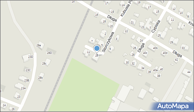 Kwidzyn, Storczykowa, 15, mapa Kwidzyn