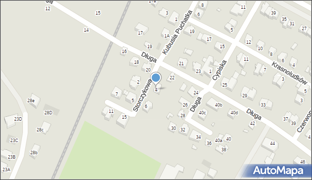 Kwidzyn, Storczykowa, 4, mapa Kwidzyn