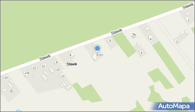 Łączna, Stawik, 7a, mapa Łączna
