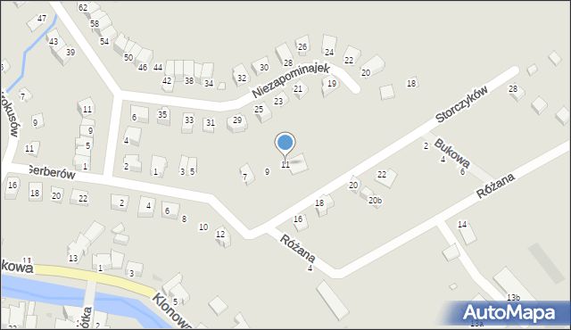 Lądek-Zdrój, Storczyków, 11, mapa Lądek-Zdrój