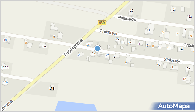 Łąka, Stokrotek, 2b, mapa Łąka