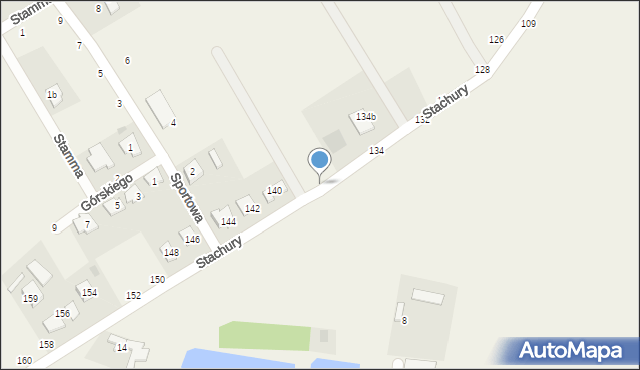 Łazieniec, Stachury Edwarda, 136, mapa Łazieniec