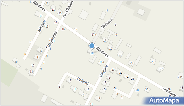 Łazieniec, Stachury Edwarda, 18, mapa Łazieniec