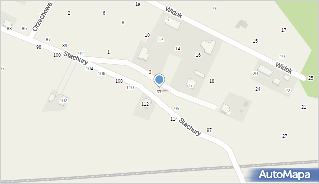Łazieniec, Stachury Edwarda, 93, mapa Łazieniec