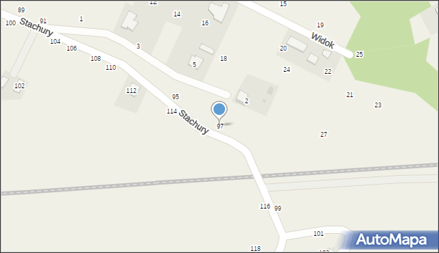 Łazieniec, Stachury Edwarda, 97, mapa Łazieniec