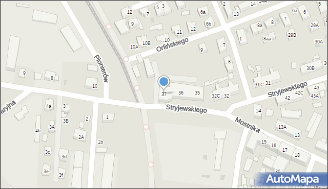 Lębork, Stryjewskiego Mieczysława, 37, mapa Lębork