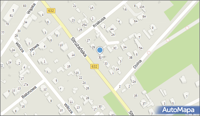 Legionowo, Strużańska, 31, mapa Legionowo