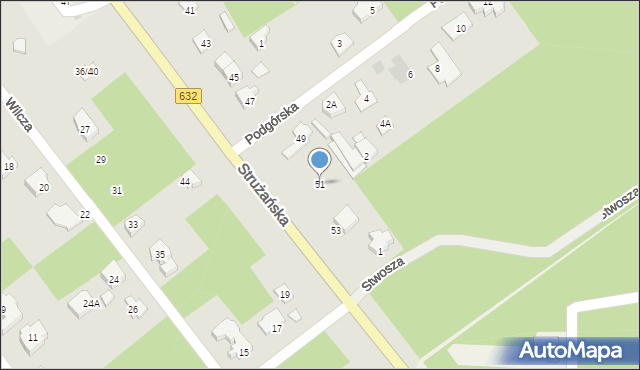 Legionowo, Strużańska, 51, mapa Legionowo