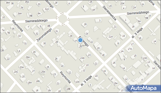 Legionowo, Stefana Batorego, 25, mapa Legionowo