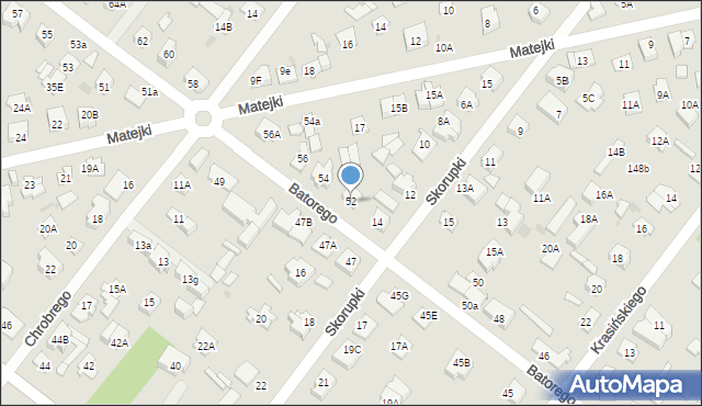 Legionowo, Stefana Batorego, 52, mapa Legionowo