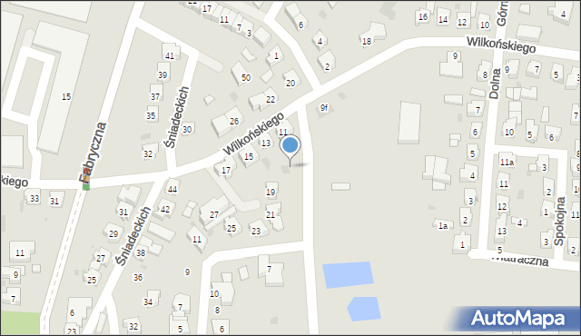 Leszno, Strumykowa, 9, mapa Leszno