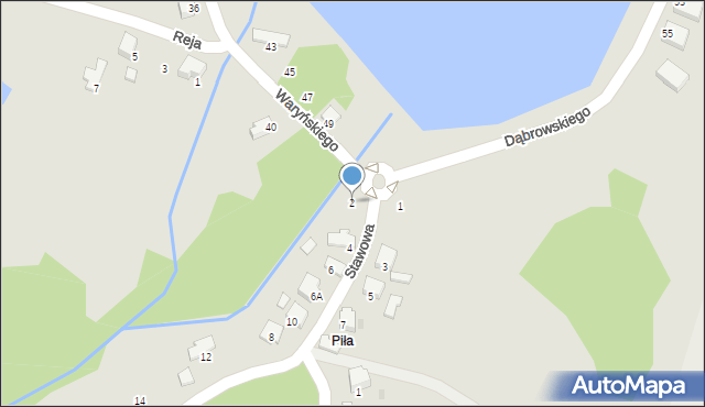 Libiąż, Stawowa, 2, mapa Libiąż